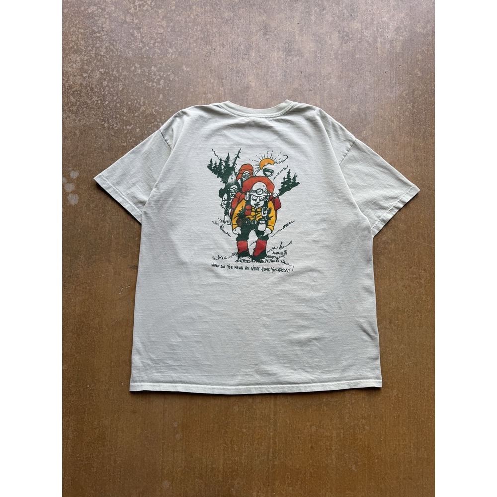 Vintage 2001 New Mexico Ruidoso Escape Hiking Parody Funny Nature T-Shirt XL